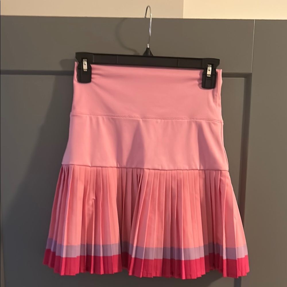 Pink Pleated Women's Skirt
